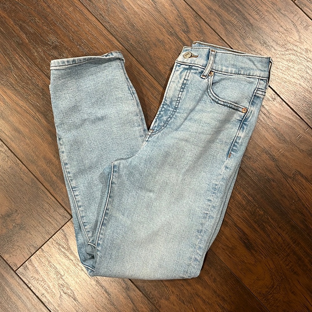 highrise vintage ankle jeans